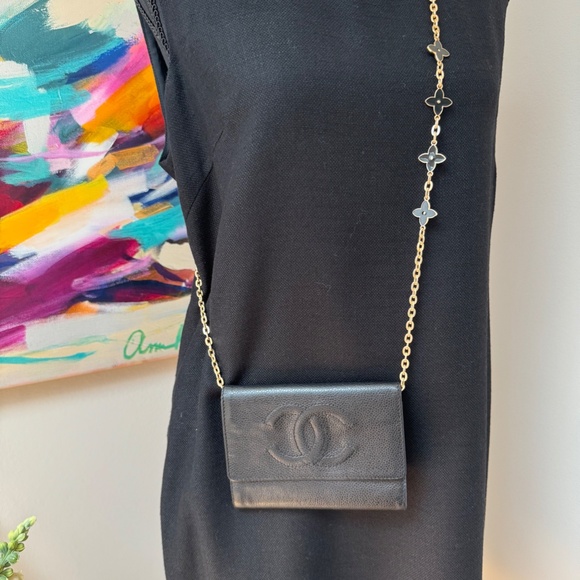 Chanel black CC wallet - Picture 1 of 11